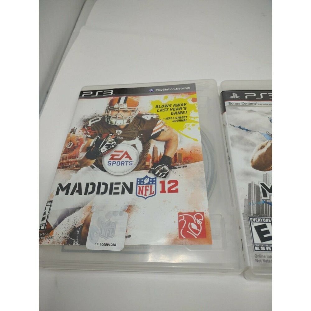 PS3 Sport Games Lot of 5 Madden 12/13, NBA 2K10, Motorstorm, MLB 09 The Show - Picture 2 of 6